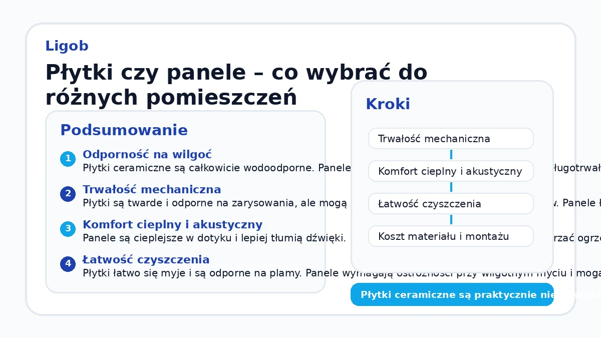 Płytki czy panele – co wybrać do różnych pomieszczeń