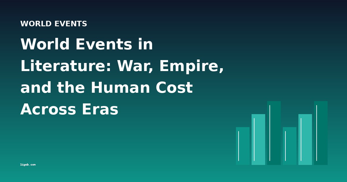 World Events in Literature: War, Empire, and the Human Cost Across Eras
