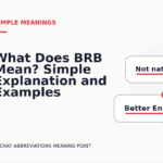 What Does BRB Mean? Simple Explanation and Examples