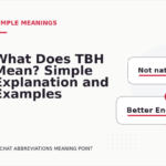 What Does TBH Mean? Simple Explanation and Examples