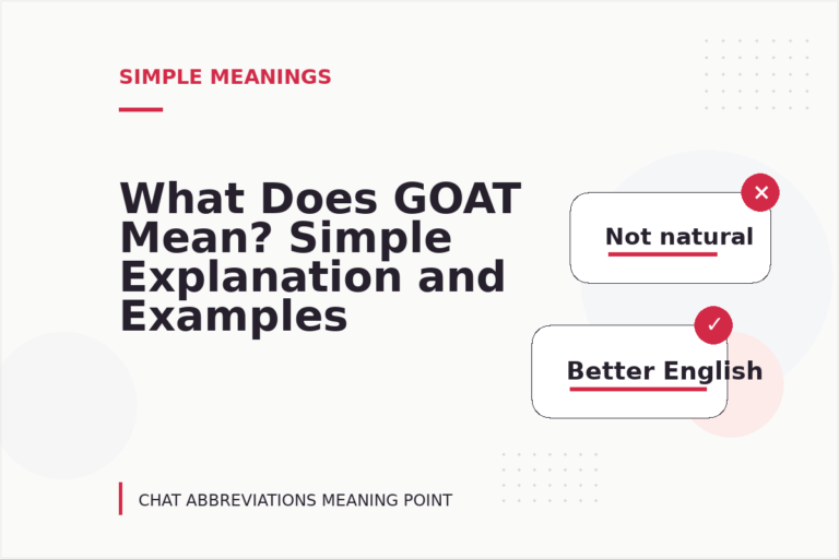 What Does GOAT Mean? Simple Explanation and Examples