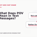 What Does POV Mean in Text Messages?